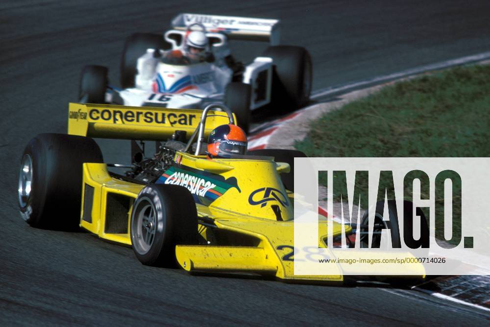 Emerson Fittipaldi Brasilien Copersucar Cosworth In Seinem Boliden