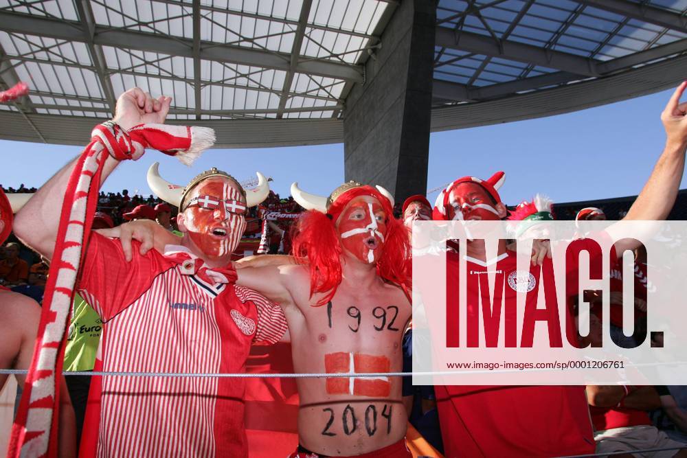 Dänische Fans erinnern an den Europameisterschaftserfolg ihres Teams