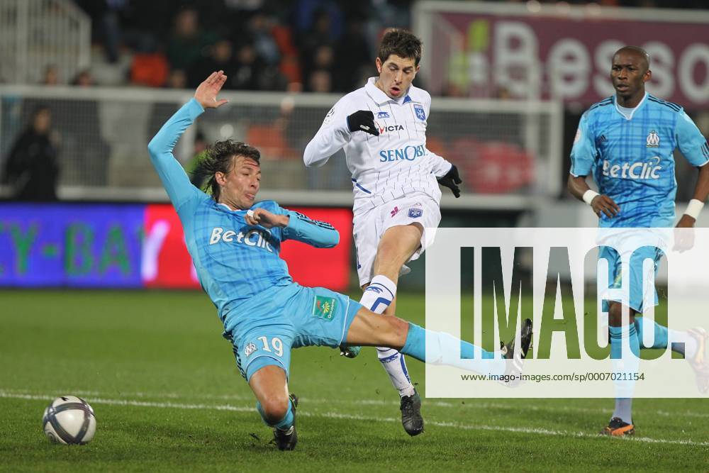 Aj Auxerre Wei Vs Olympique Marseille Blau Gabriel