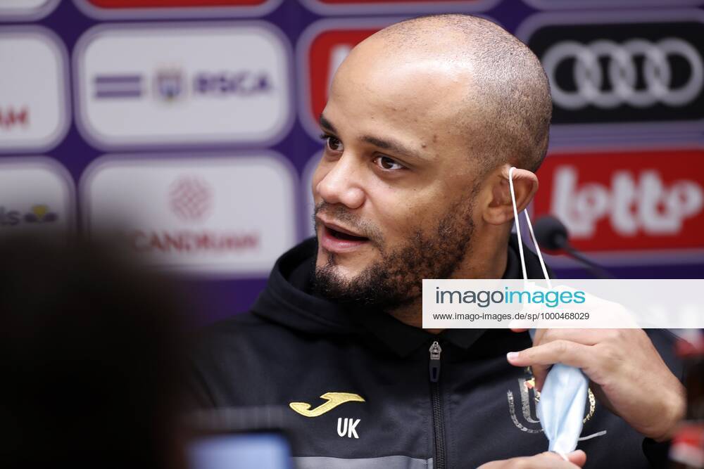 Anderlecht Belgium January Vincent Kompany Head Coach Of