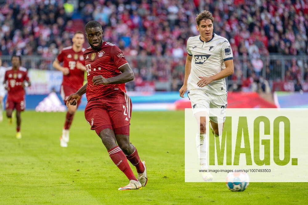 Dayot Upamecano FC Bayern Muenchen And Robert Skov TSG 1899 Hoffenheim