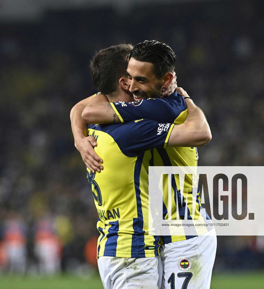 Mert Hakan Yandas And Irfan Can Kahveci Of Fenerbahce During The