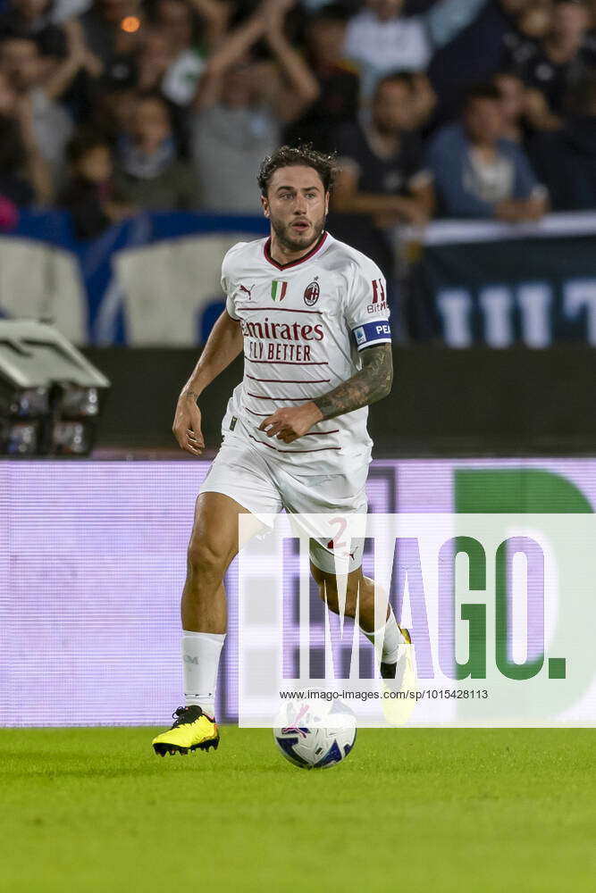 Davide Calabria Milan During The Serie A Match Between Match Between