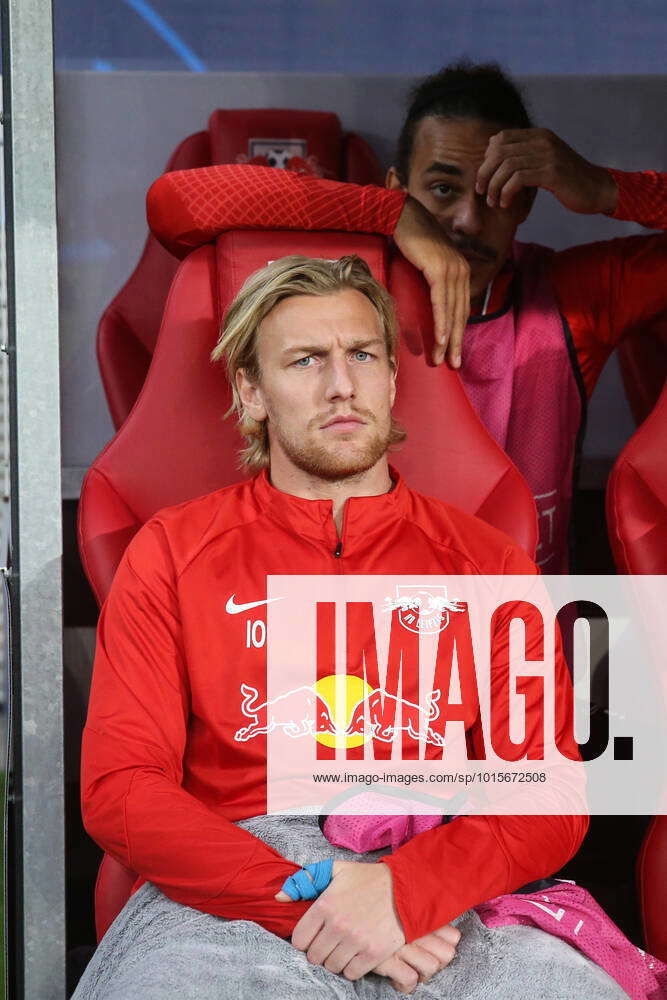 Emil Forsberg Rb Leipzig And Yussuf Poulsen Rb Leipzig Champions