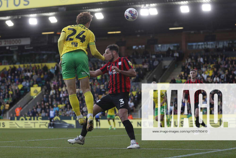 Norwich City V Preston North End Sky Bet Championship Josh Sargent Of