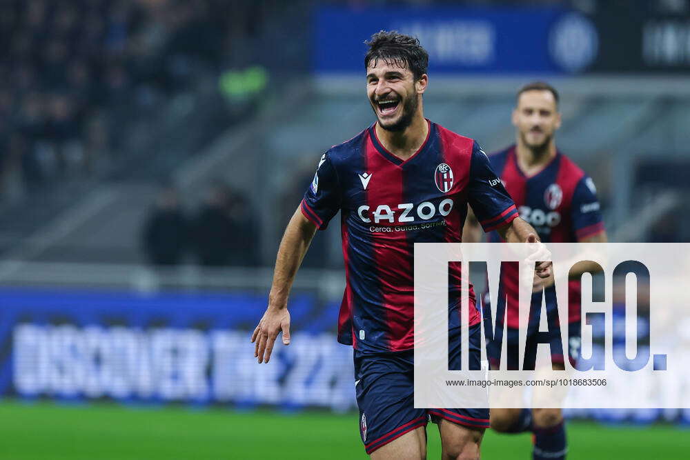 Riccardo Orsolini Of Bologna Fc Celebrates During Serie A