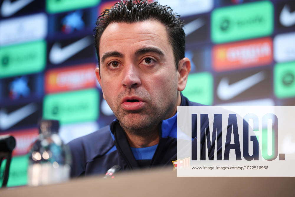 January 18 2023 Barcelona Spain Xavi Hernandez Head Coach Of FC