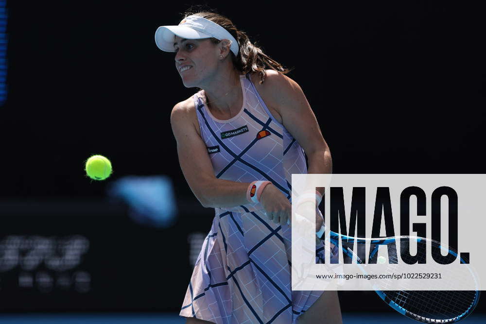 Tennis Australian Open Kimberly Birrell Of Australia In Action Against