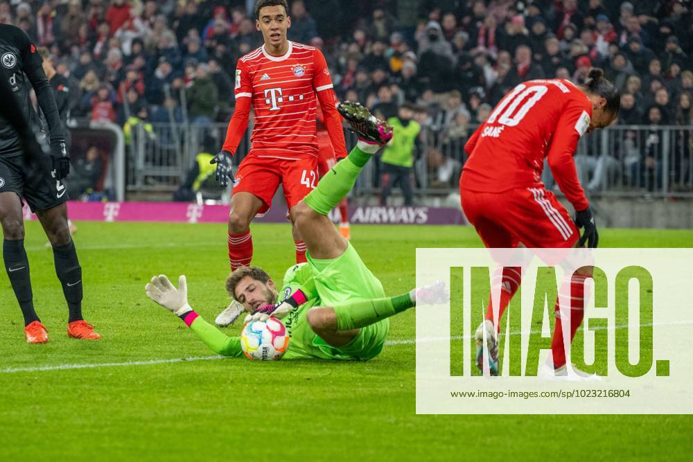 Jamal Musiala Fc Bayern Muenchen Kevin Trapp Eintracht Frankfurt