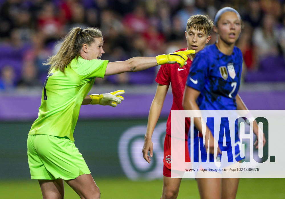 Orlando Fl February The United States Goalkeeper Alyssa Naeher