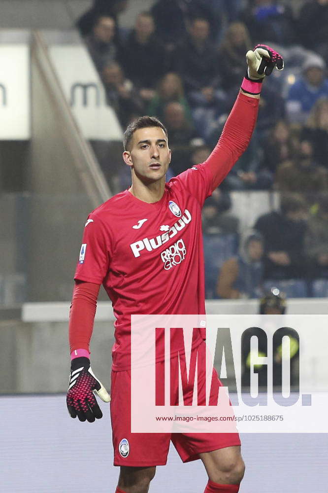 March Bergamo Italy Juan Musso Of Atalanta Bc Gestures