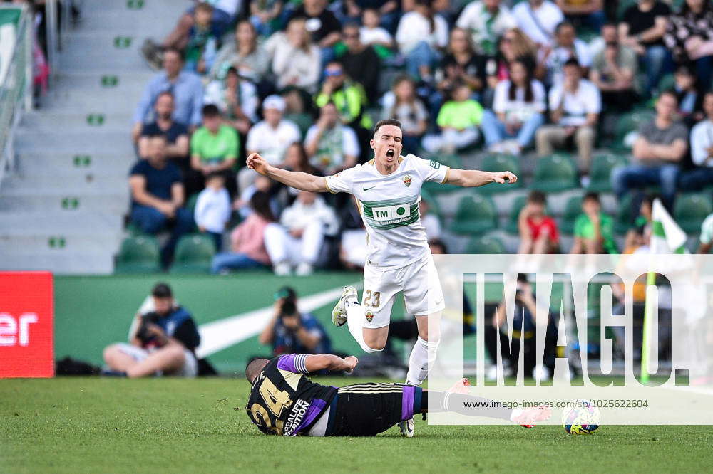 Elche Cf V Real Valladolid Cf Laliga Santander Carlos Clerc And