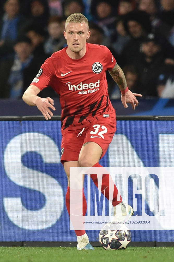 Philipp Max Of Eintracht Frankfurt In Action During The Uefa Champions