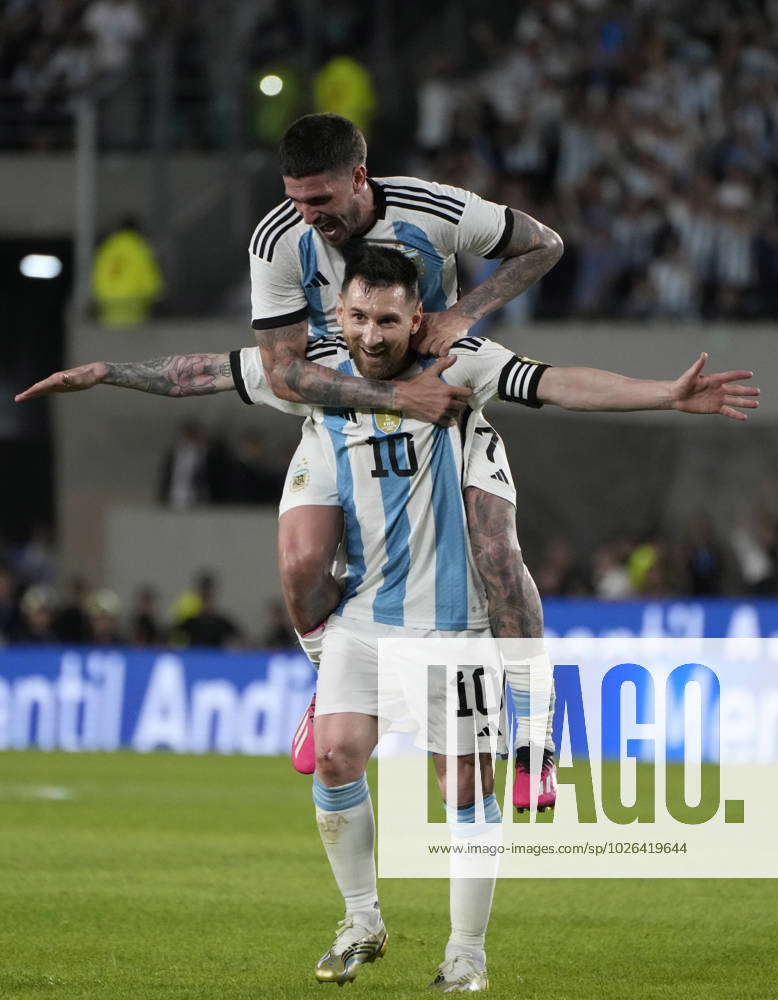 Lionel Messi Of Argentina Celebrating 2 0 Argentina Vs Panama Friendly