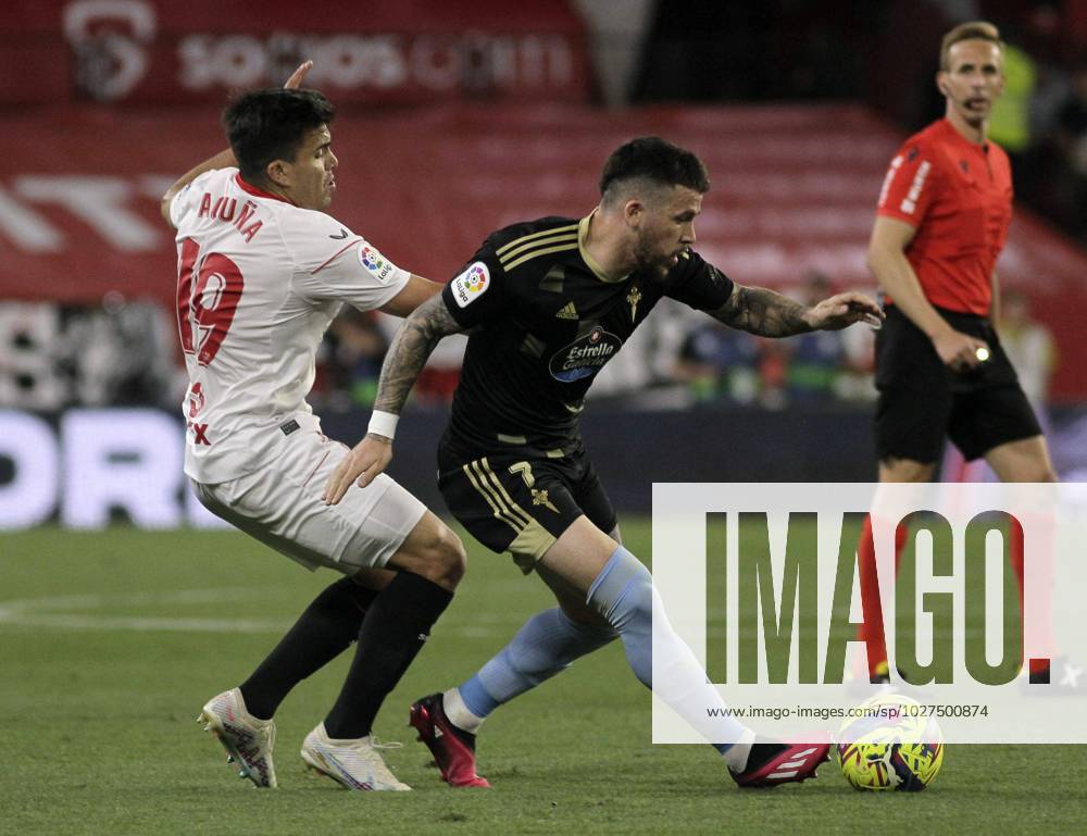 Spanish La Liga Soccer Match Sevilla Vs Celta De Vigo At Ramon Sanchez