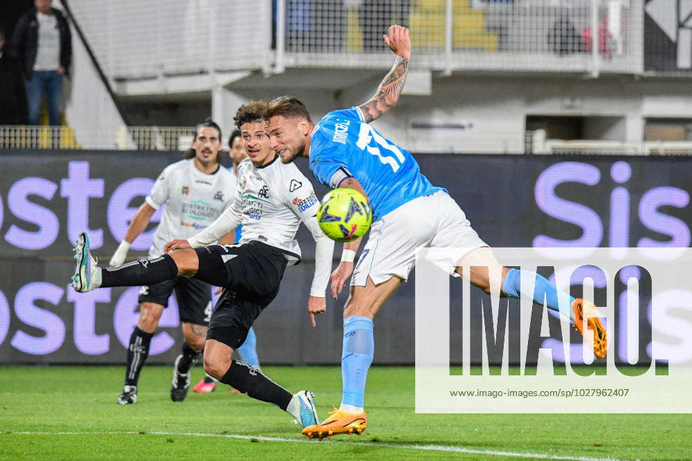 April 14 2023 La Spezia Italy Lazio S Ciro Immobile In Action