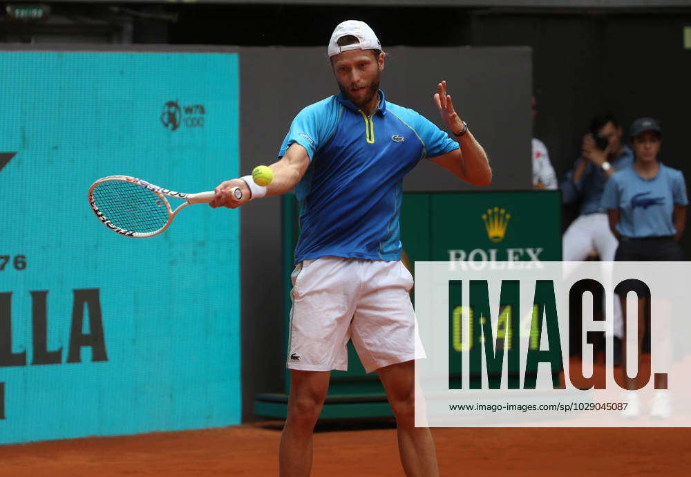 Hugo Grenier Of France During The Mutua Madrid Open Atp Tennis