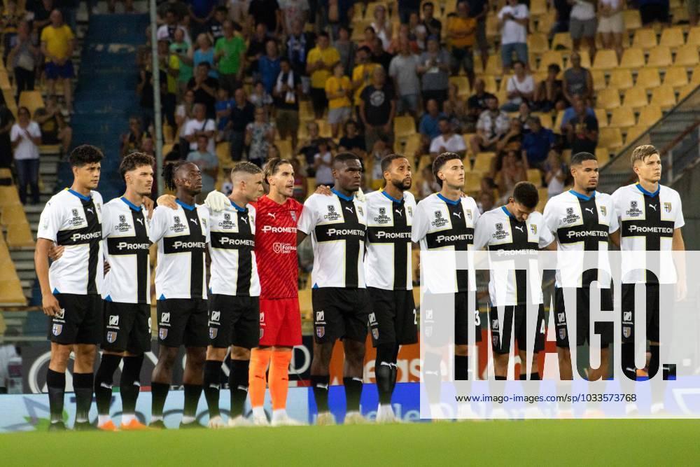 Parma Line Up During Parma Calcio Vs Feralpisalo Italian Soccer Serie