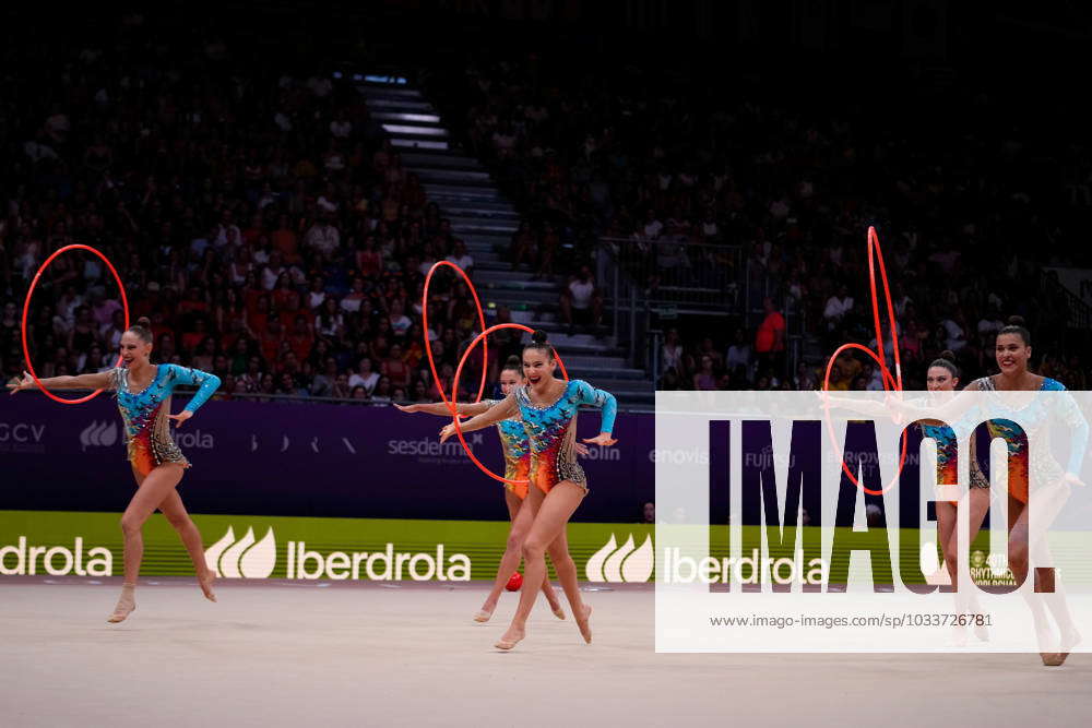 Usa United States Of America During Rhythmic Gymnastic World