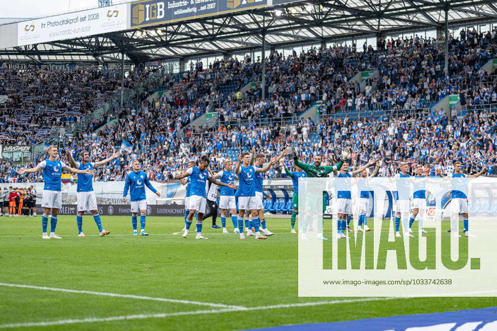 Rostock Germany August Bl Fc Hansa Rostock Vs Vfl