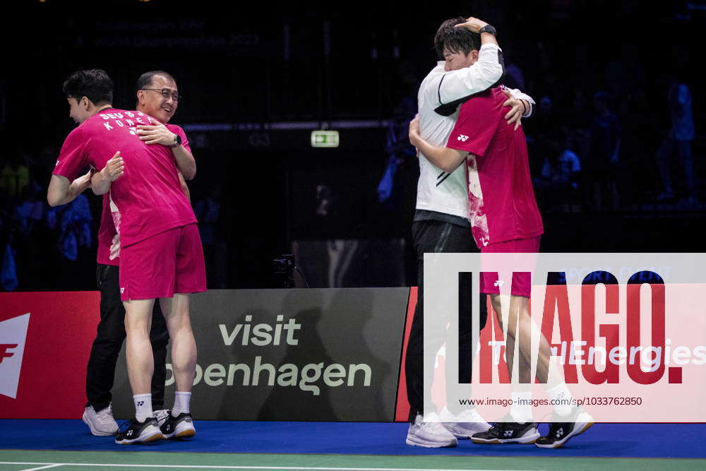 Kang Min Hyuk And Seo Seung Jae Of Korea During Their Semi Final Mens