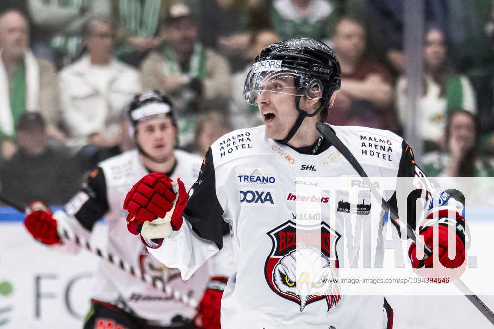 Malm Redhawks Janne Kuokkanen Celebrates After During The