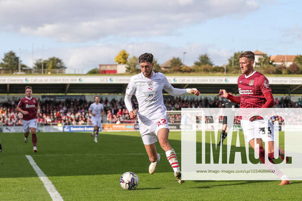 Sky Bet League Northampton Town V Barnsley Corey O Keeffe Of