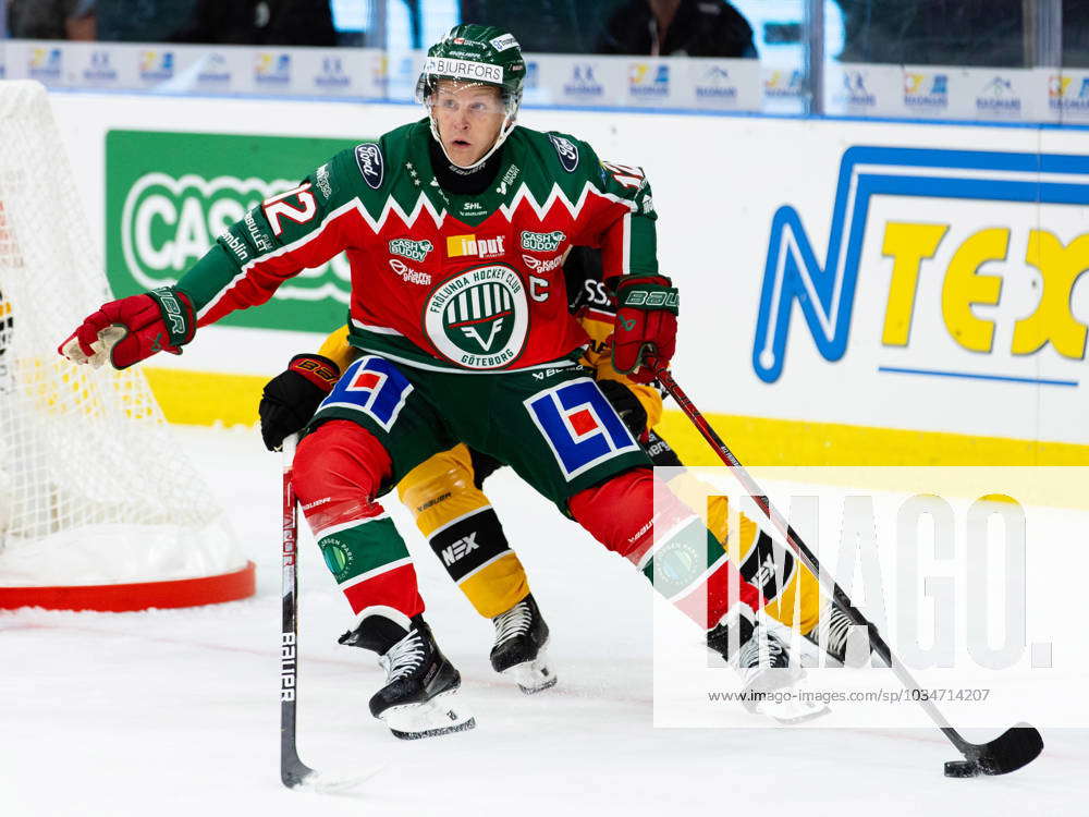 Fr Lundas Max Friberg During The Shl Ice Hockey Match Between