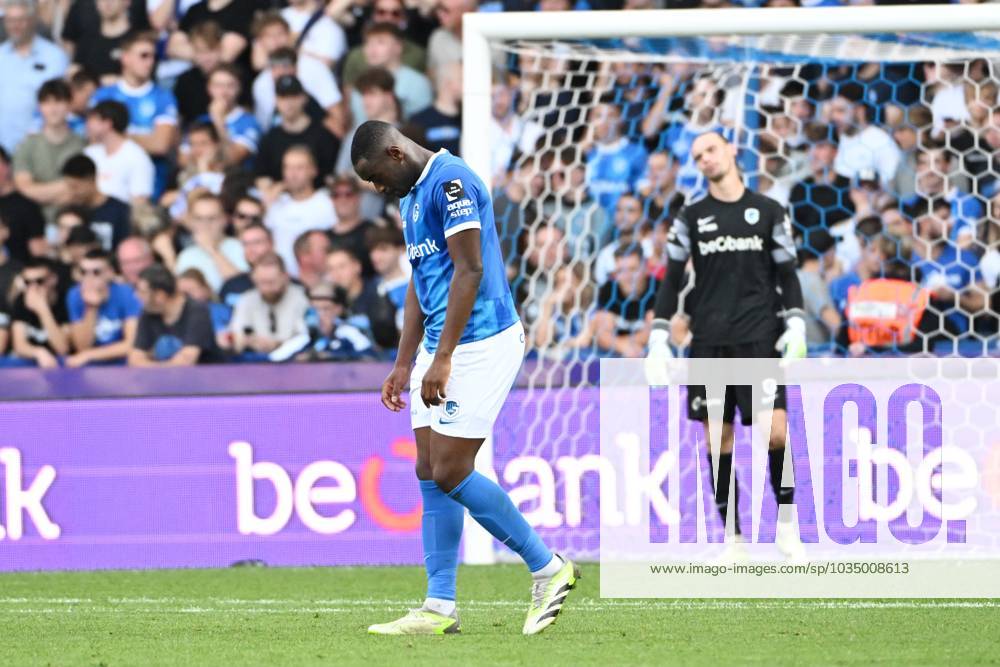 231001 KRC Genk Vs KVC Westerlo Mujaid Sadick Of Genk Looks Dejected