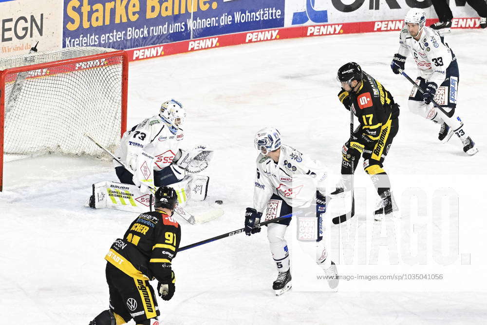 Ice hockey DEL 2 Krefeld Pinguine vs Dresdner Eislöwen m 01 10 2023 at