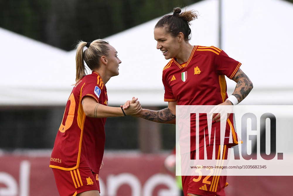 Giada Greggi Of A S Roma Women Celebrates After Scoring 1 0 During The