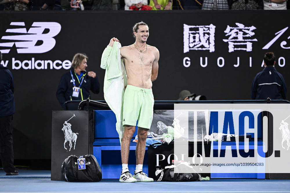 Australian Open Day Melbourne Sascha Alexander Zverev Bare