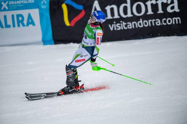 Audi Fis Alpine Ski World Cup Andreja Slokar Of Slovakia Is In