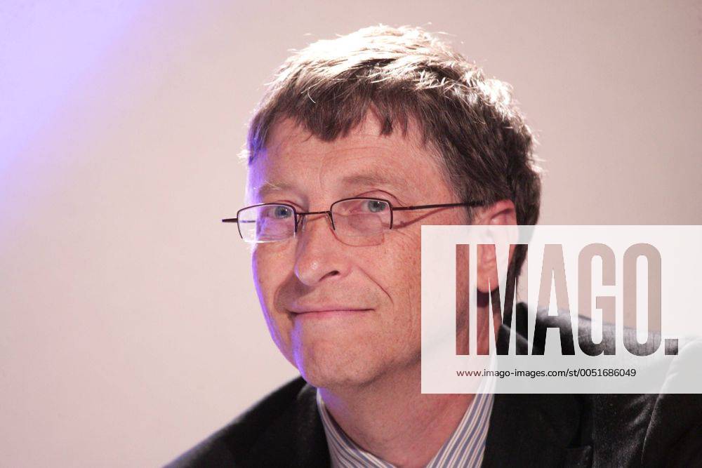 Bill Gates USA Chairman of the Board Microsoft während einer