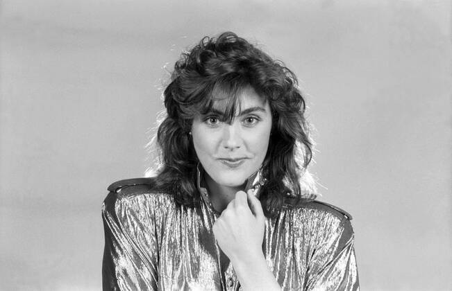 Laura Branigan Sängerin 05 84 scha Laura Branigan im Mai 1984 am