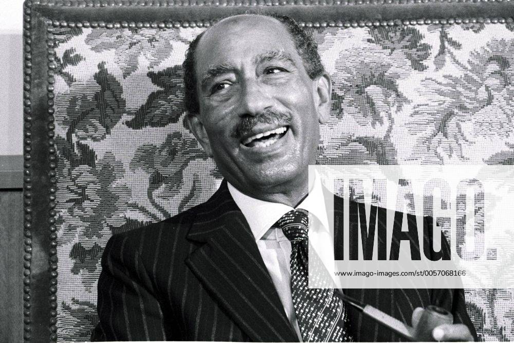 Archivmaterial September 1979 Muhammad Anwar al Sadat Präsident von