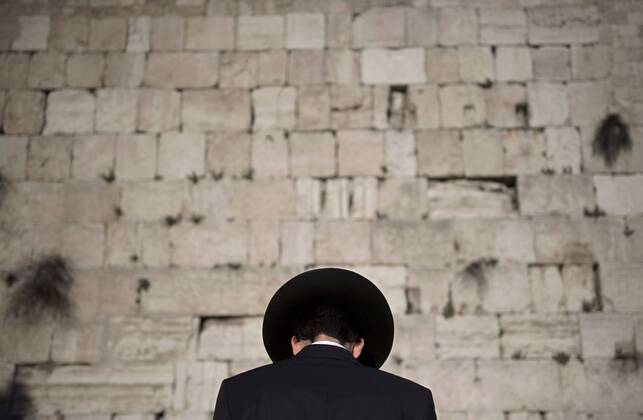 Western Wall In Jerusalem IL Israel Jerusalem 15 04 2011 Juedische