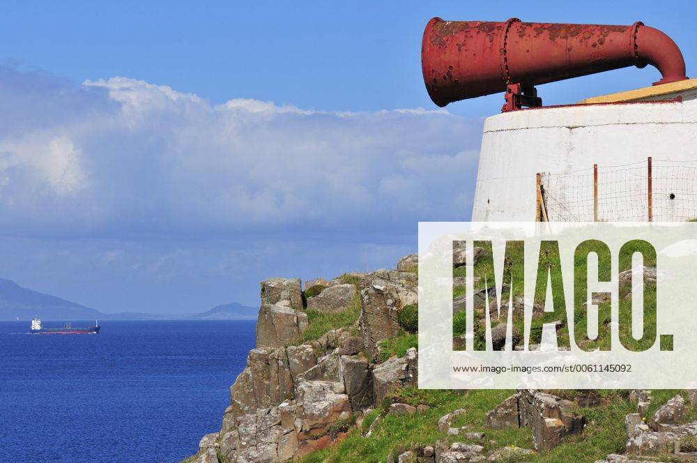 Das Gewaltige Nebelhorn Beim Leuchtturm Neist Point Ross Skye And