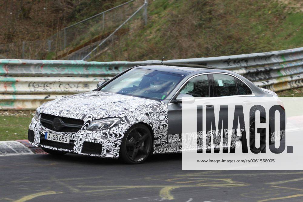 Leicht Getarnter Erlk Nig Prototyp Mercedes Benz C Amg Limousine