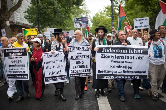 Mehr als tausend Menschen demonstrieren auf dem jährlichen AL Quds Tag