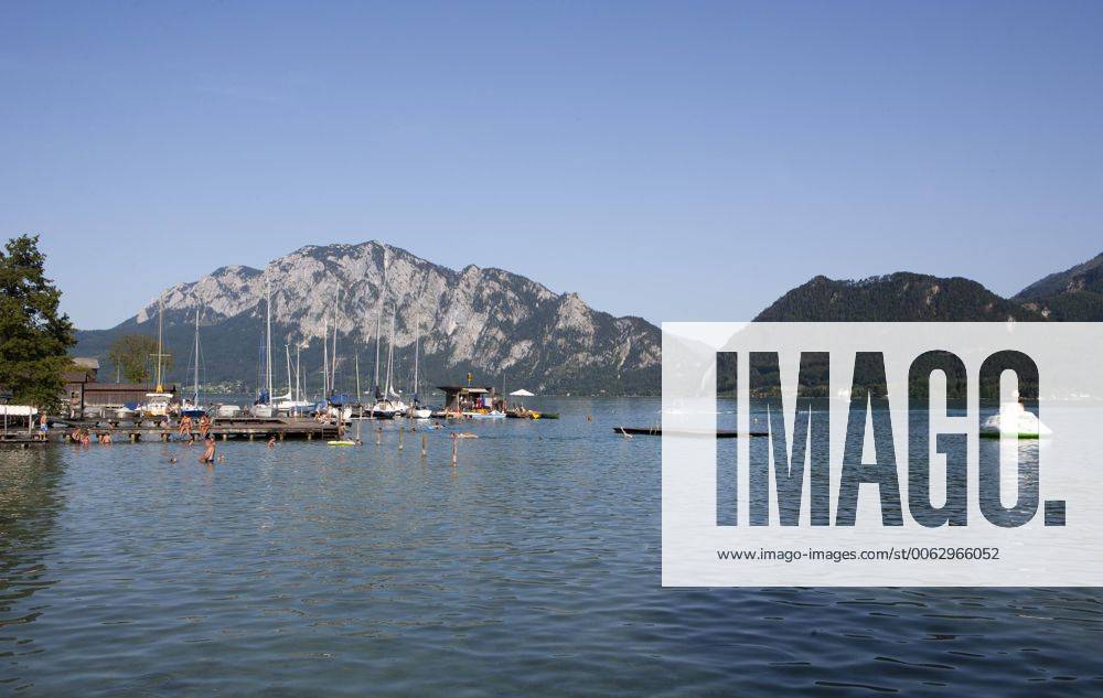 H Llengebirge Strandbad Attersee Unterach Salzkammergut