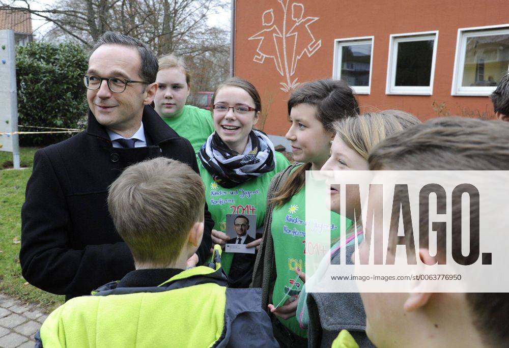 Bundesjustizminister Heiko Maas SPD Besucht Am Donnerstag 19 2 2015