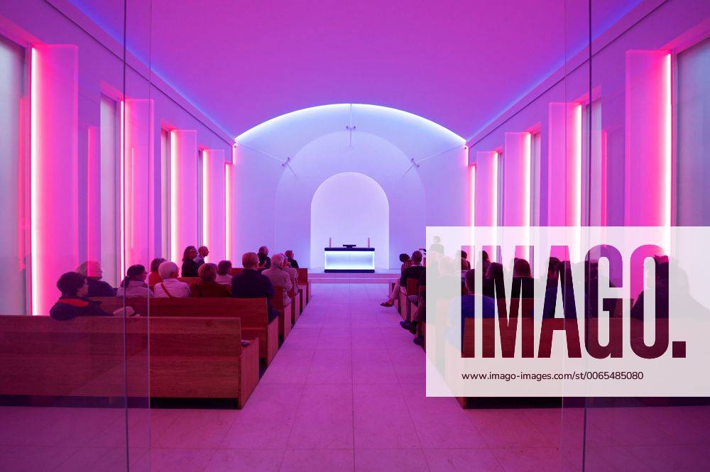 Lichtinstallation Des Us Amerikanischen Kuenstlers James Turrell In Der