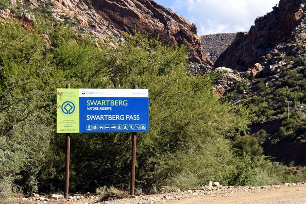 Suedafrika Prince Albert Der Swartberg Pass Liegt Bei Der