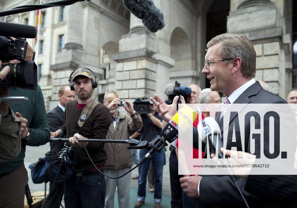 Christian Wulff Cdu Ministerpraesident Von Niedersachsen Und