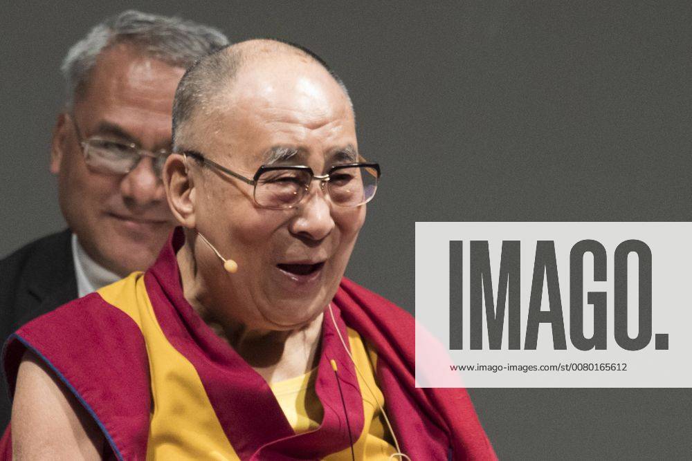 Italy Xiv Dalai Lama Tenzin Gyatso The Conference In Palermo Of The