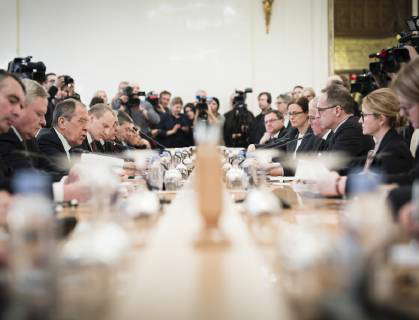 Federal Foreign Minister Heiko Maas SPD Meets French Foreign Minister