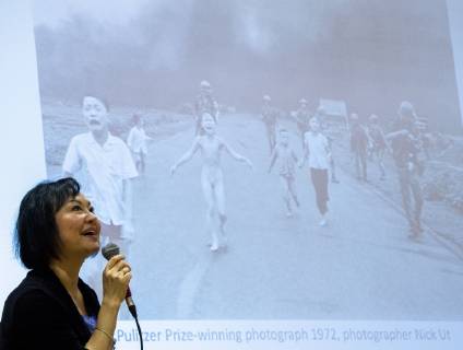 Dresden Award Winner Kim Phuc Phan Thi Known As Napalm Girl During Her