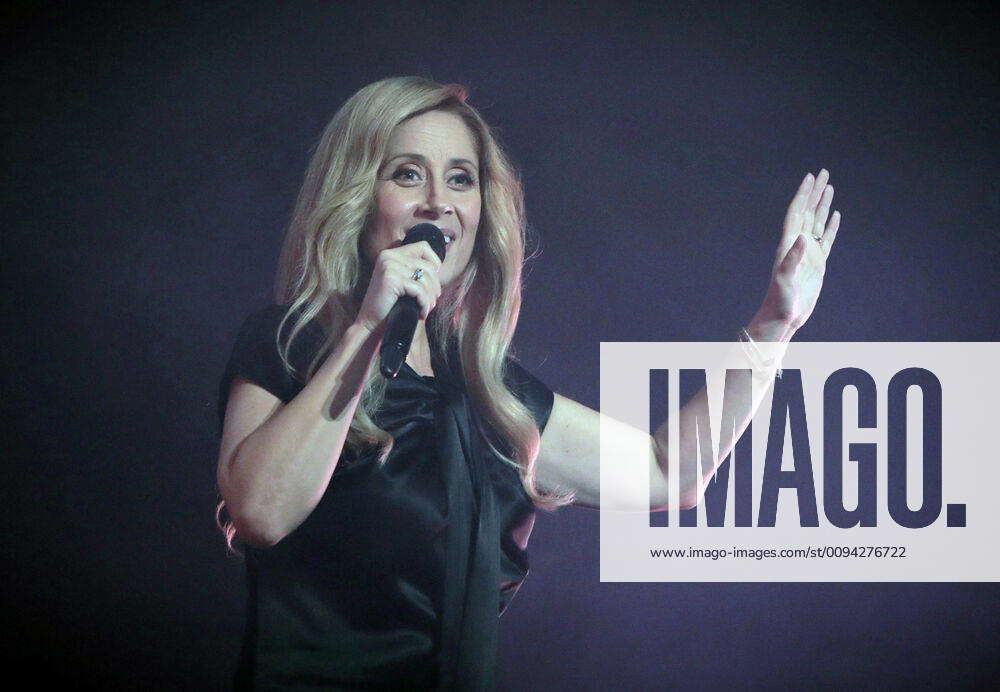 Canadian Belgian Singer Lara Fabian Performs During A Concert At The