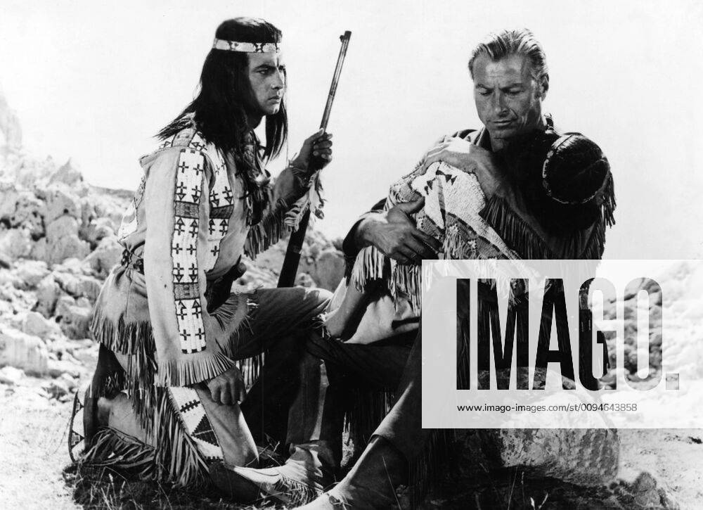 Pierre Brice Lex Barker Marie Versini Characters Winnetou Old